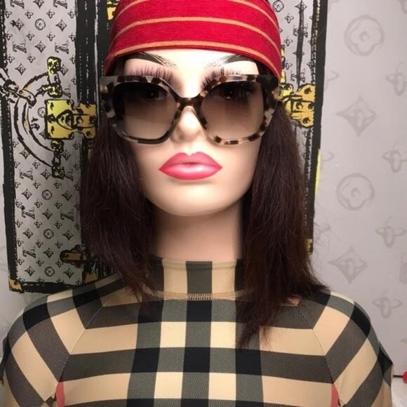 New Authentic Prada SPR 24X UAO-0A7 Women’s Sunglasses – Leopard Print - Picture 7 of 13